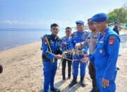 Lestarikan Laut NTB, Polairud Tanam Terumbu Karang di Sekotong