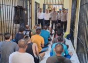 Kasat Res Narkoba Lakukan Sosialisasi Terhadap Tahanan Di Rutan Polres Lombok Utara