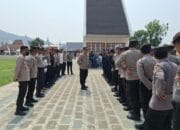 Polres Sumbawa Barat Lakukan Pengamanan Kampanye Akbar Hari ke-3