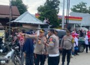 Kapolres Sumbawa Barat Turun Langsung Beri Motivasi Anggotanya dalam Pengamanan Kampanye Akbar Hari ke-4