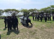 Sat Samapta Polres Sumbawa Barat Laksanakan Pelatihan Lintas Ganti dan Menembak Gas Air Mata