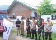 Kapolres Sumbawa Barat, Dandim 1628 SB, Ketua  KPU dan Bawaslu lepas pendistribusian kotak suara Pilkada 2024