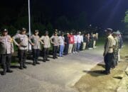 Jelang Pencoblosan Kapolsek Brang Rea Gelar Apel Siaga dan Patroli Bersama Agar Wilayah Tetap Kondusif