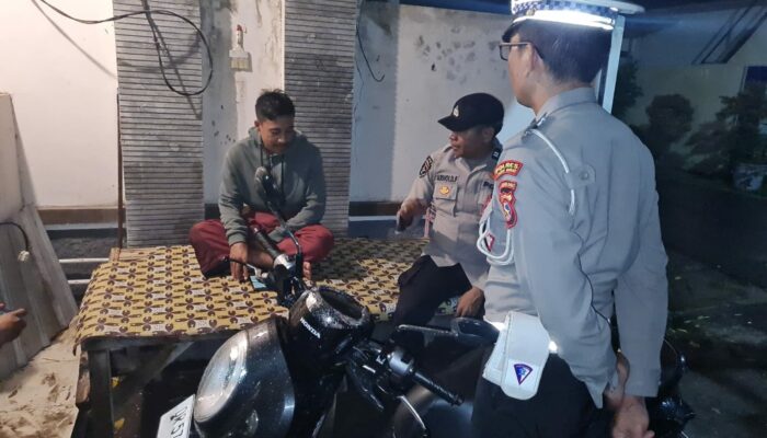 Patroli Kamtibmas Pasca Pemilukada, Polsek Kediri Jaga Keamanan Wilayah
