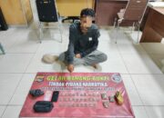 Seorang Pengedar Ganja Dibekuk Sat Resnarkoba Polres Sumbawa Barat