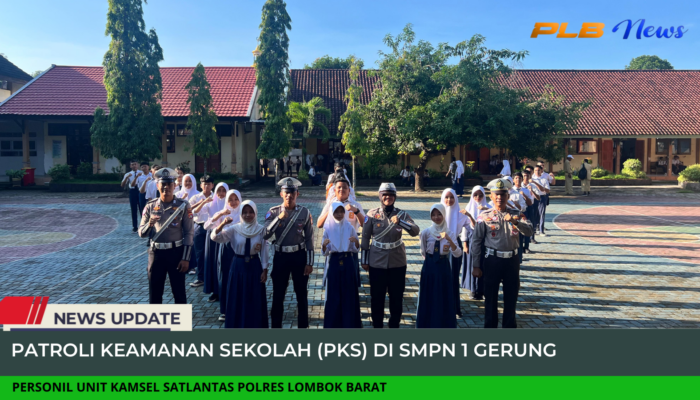 Memberikan Rasa Aman “Patroli Keamanan Sekolah (PKS)” di SMPN 1 Gerung