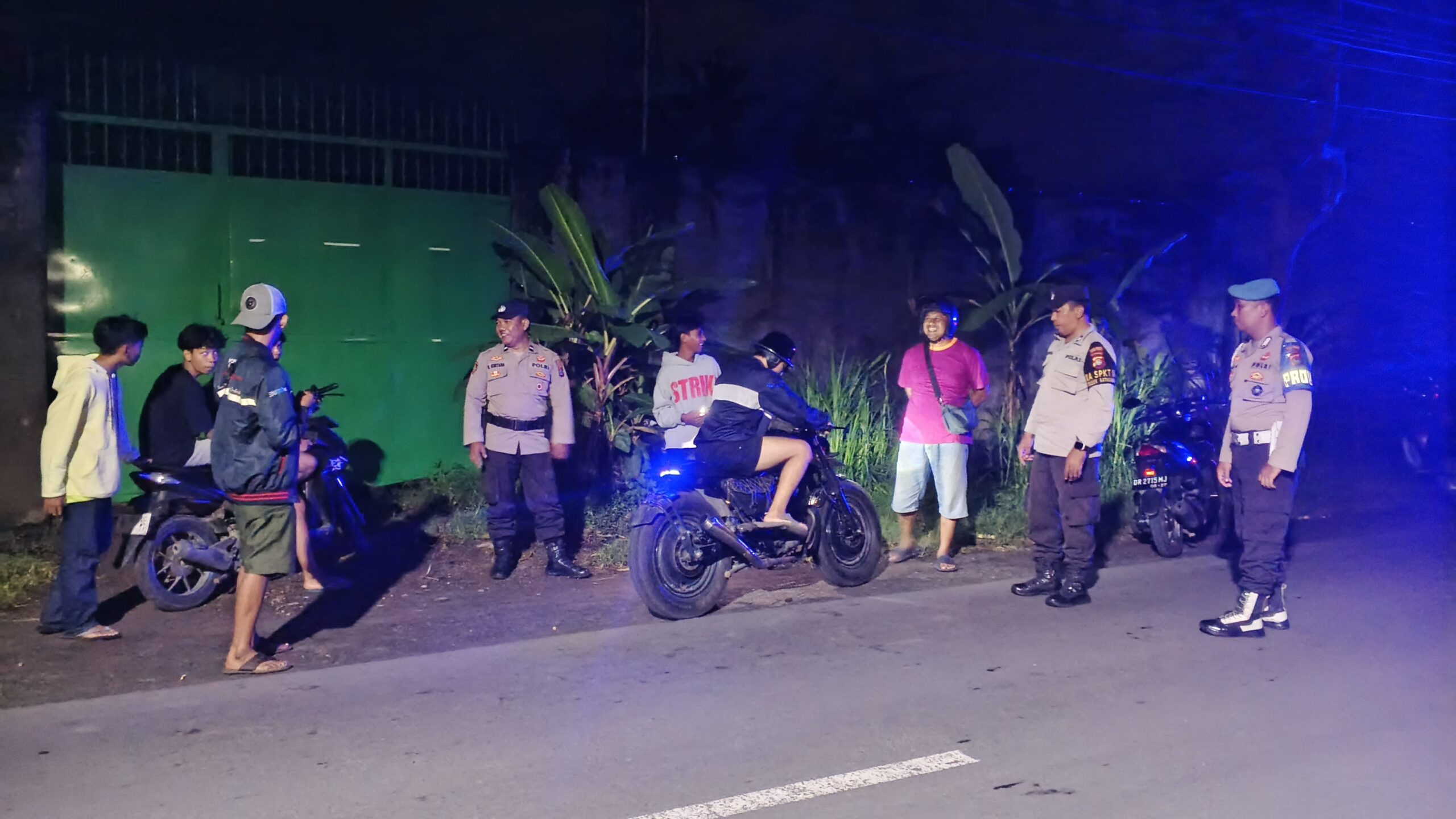 Sinergi Polisi dan Warga, Batulayar Terus Jaga Kondisi Kamtibmas