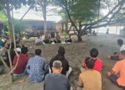 Sat lantas dan Sat Binmas Polres Lotara Pimpin Pemilihan Ketua Komunitas Ojek Patuh Genem