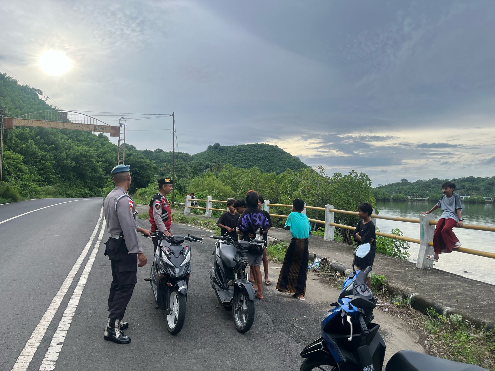 Ramadhan Kondusif! Polsek Sekotong Antisipasi Balap Liar