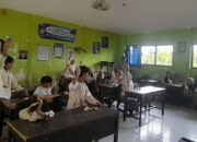 Polsek Gerung Kawal Program Makan Bergizi Gratis di SDN 1 Dasan Tapen
