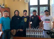 Tim Opsnal Polsek Rasbar Sikat Habis Peredaran Miras Saat Ramadhan