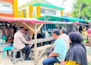 Sat Binmas Polres Bima Kota Gelar Giat Jumat Curhat di Lapangan Pahlawan Rabadompu Barat