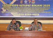 Polres Bima Kota Gelar Latihan Pra Ops Ketupat Rinjani 2025, Siap Amankan Lebaran
