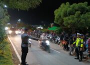 Pos Pam Amahami Laksanakan Pengaturan Arus Lalu Lintas Pasar Malam Ramadhan