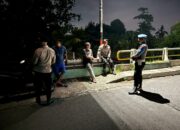 Polsek Kediri Intensifkan Patroli Blue Light di Titik Rawan Perbatasan