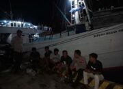 Polsek Kawasan Pelabuhan Laut Bima Laksanakan Cooling System di Areal Dermaga