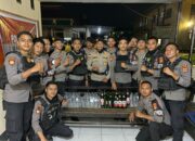 Sat Samapta Polres Bima Kota Amankan Puluhan Botol Miras Saat Patroli Rutin