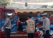 Sat Lantas Polres Bima Kota Berikan Himbauan Keselamatan Berlalu Lintas kepada Pemilik Kendaraan Odong-odong