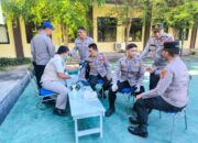 Si Dokes Laksanakan Screening Kesehatan Kepada Personil Polres Lombok Utara