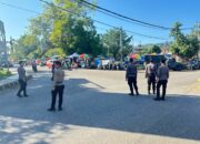 Personel Gabungan Polres Bima Kota Laksanakan Pengamanan Festival Rimpu Mantika