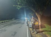 Patroli Malam Polsek Kediri: Cegah Kejahatan dan Balap Liar di Jalan Bypass