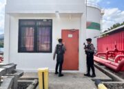 Unit Pamobvit Sat Samapta Polres Bima Kota Lakukan Pengamanan dan Patroli di Objek Vital PLTMG Bonto Bima