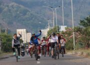 Jaga Kesehatan dan Keakraban, Kapolres Bima Kota Gowes Bersama PJU dan Personel
