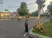 Sat Lantas Polres Bima Kota Laksanakan Strong Point Pagi, Antisipasi Kemacetan dan Laka Lantas