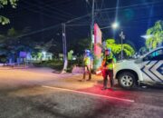 Sat Lantas Polres Bima Kota Gelar Blue Light Patrol dan Pengaturan Lalu Lintas di Malam Hari