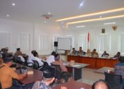 Kapolres Lombok Utara Hadiri Hearing Pembangunan Pura Awan Rinjani Parwata di Kantor Bupati