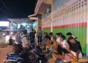 Cegah Gangguan Kamtibmas, Polsek Asakota Gelar Patroli Blue Light di Malam Hari