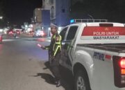 Cegah Laka Lantas, Sat Lantas Polres Bima Kota Gelar Blue Light Patrol dan Pengaturan Lalu Lintas