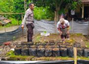 Bhabinkamtibmas Kuripan Utara Dorong Ketahanan Pangan Rumah Tangga