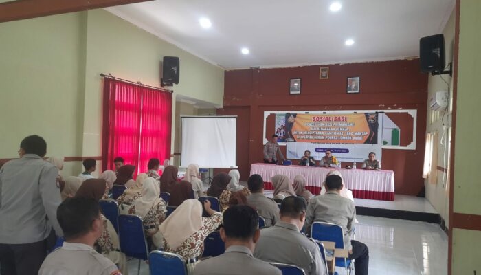 Polres Lombok Barat Gelar Penyuluhan Anti Narkoba dan Pernikahan Dini di SMA Gerung
