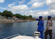 Personel Sat Polairud Laksanakan Patroli di Pantai Kolo, Jaga Situasi Wisata Tetap Kondusif