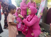 Ketua Bhayangkari Cabang Lombok Utara Serukan Pola Makan Sehat dalam Upaya Tekan Stunting di Desa Sambik Bangkol