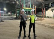 Unit Pam Obvit Sat Samapta Polres Bima Kota Laksanakan Pengamanan di PT. Pertamina Patra Niaga Integrated Terminal Bima