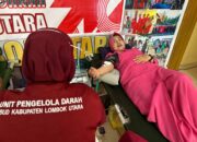 Sambut Hari Bhayangkara ke-79, Polres Lombok Utara Gelar Bhakti Kesehatan Donor Dara