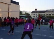 Semarak Hari Bhayangkara Ke-79, Polres Bima Kota Gelar Turnamen Voli Antar Satker