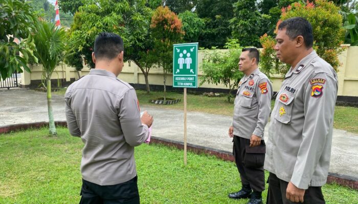 Polsek Lembar Dinilai dalam Lomba Kebersihan Mako Polres Lombok Barat