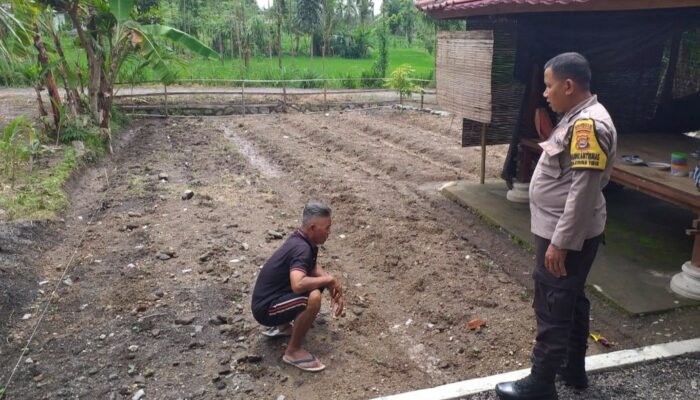 Sinergi Polri dan Warga Desa Kuripan Timur Perkuat Program Ketahanan Pangan