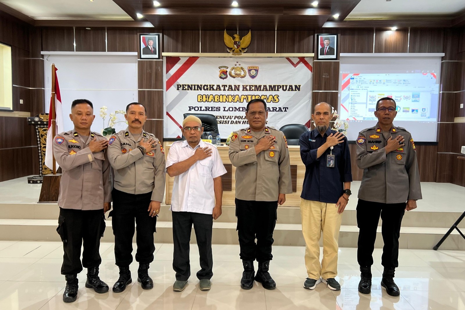 Bhabinkamtibmas Polres Lombok Barat Ditingkatkan Kemampuannya, Dukung Ketahanan Pangan Nasional