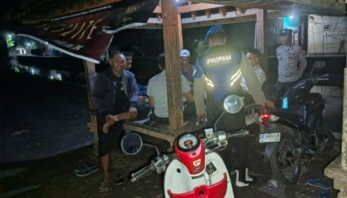 Patroli KRYD Polsek Kuripan Jaga Keamanan Jalur Bil 1 dan Desa Jagerage