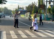 Personel Satlantas Polres Bima Kota Laksanakan Rawan Pagi, Antisipasi Kemacetan dan Laka Lantas