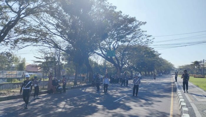 Puluhan Pelanggar Terjaring Operasi Patuh Rinjani 2025 di Baypass BIL I, Lombok Barat