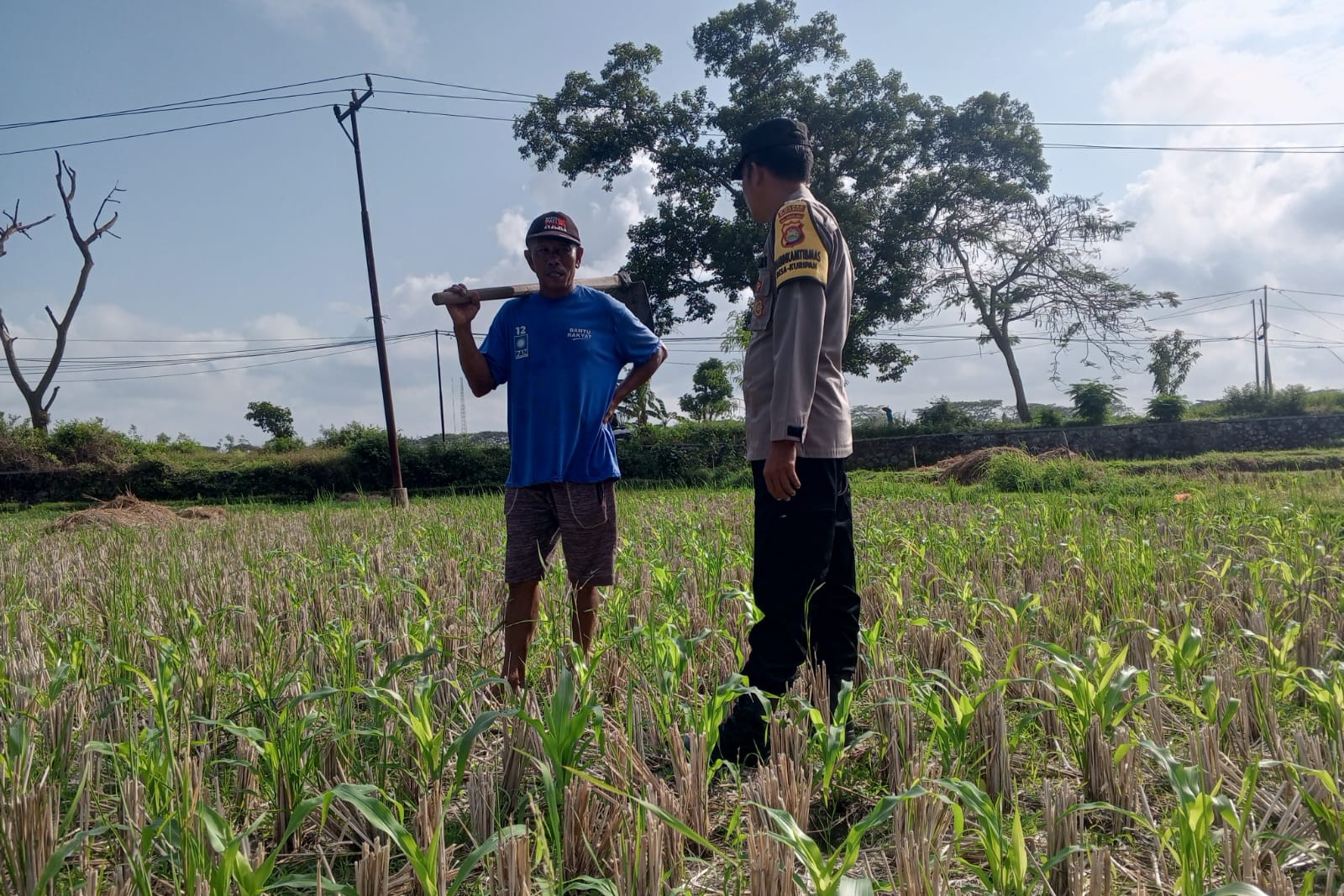 Pekarangan Jadi Lumbung Keluarga: Polri dan Warga Desa Kuripan Wujudkan Pangan Tangguh