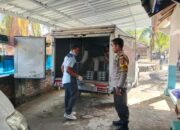 Bhabinkamtibmas Polres Bima Kota Laksanakan Monitoring Pendistribusian Makanan Bergizi di Kecamatan Asakota