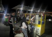 Patroli Dialogis Sat Samapta Polres Lombok Utara Imbau Pedagang di Kecamatan Pemenang