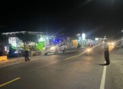 Satlantas Polres Lombok Utara Gelar Patroli Blue Light dan Atur Lalu Lintas