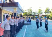 Si propam Polres Lombok Utara Dampingi Bid Propam Polda NTB Gelar Opsgaktiblin